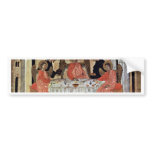 Visit Of The Three Angels With Abraham And Its Hos Bumper Stickers