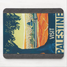 Visit Palestine, Vintage Mouse Pads