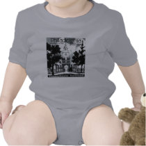 Visit Phila. on the Pennsylvania Railroad Baby t-shirts