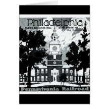 Visit Philadelphia on the Pennsylvania Railroad Card