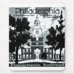 Visit Philadelphia on the Pennsylvania Railroad Mouse Pads