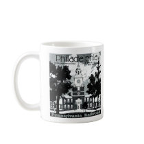 Visit Philadelphia on the Pennsylvania Railroad Mugs