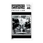 Visit Philadelphia on the Pennsylvania Railroad Postage Stamp