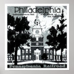Visit Philadelphia on the Pennsylvania Railroad Posters