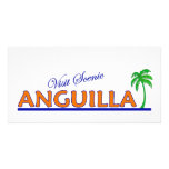 Visit Scenic Anguilla Customized Photo Card