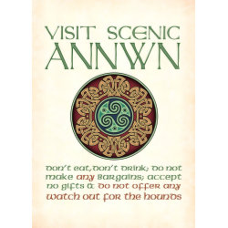 Visit Scenic Annwn Greeting Card card