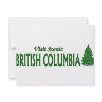 Visit Scenic British Columbia invitations