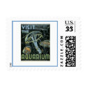 Visit the Aquarium - WPA Poster - postage