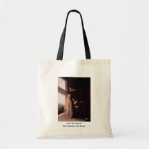 Visit The Monk " By Francisco De Goya Tote Bag