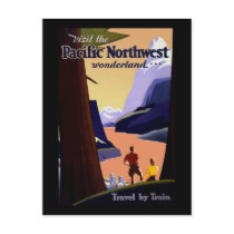 Visit The Pacific Northwest Postcards