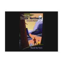 Visit The Pacific Northwest Postcard