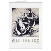 Visit The Zoo Penguin 1936 WPA cards