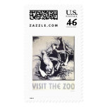 Visit The Zoo Penguin 1936 WPA postage