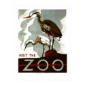 Visit the Zoo - WPA Poster - posters by wpa_prints Visit the Zoo - WPA Poster - posters
