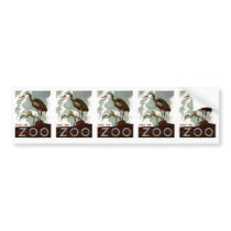 Visit the Zoo - WPA Poster - bumper stickers