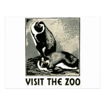 Visit the Zoo - WPA Poster - Post Cards
