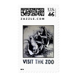 Visit the Zoo - WPA Poster - Stamps