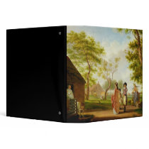 Visit to the Country Dairy 3 Ring Binder