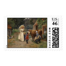 Visit to the Farm Postage