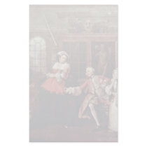 Visit To The Quack  By Hogarth William Personalized Stationery