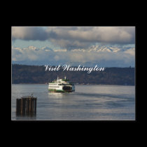Visit Washington post card postcards