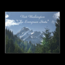 Visit Washington "The Evergreen State" postcards
