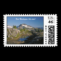 Visit Washington (the state) postage