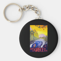 Visitez La Grece En Auto Greece Key Chain