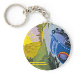Visitez La Grece En Auto Key Chain