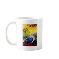 Visitez La Grece En Auto - Vintage Travel Poster Mug
