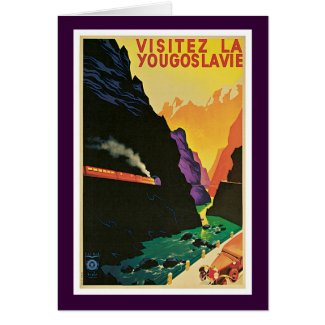 Visitez La Yougoslavie card