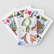 Visiting other worlds playing cards