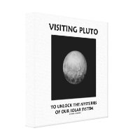 Visiting Pluto To Unlock Mysteries Of Solar System Canvas Print