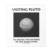 Visiting Pluto To Unlock Mysteries Of Solar System Note Pads