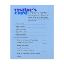 visitor's card flyers by designtexas visitor's card flyers