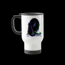 Visitors to the Space Outpost commuter mug by Area52Q Visitors to the Space Outpost commuter mug