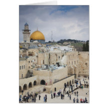 Visitors, Western Wall Plaza & Dome of the Rock Card