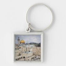 Visitors, Western Wall Plaza & Dome of the Rock Key Chain