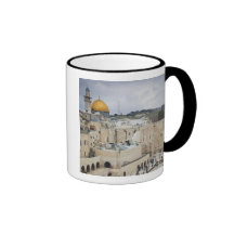 Visitors, Western Wall Plaza & Dome of the Rock Coffee Mugs