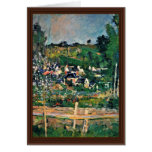 Vista del Auvers-sur-Oise la cerca de Paul Cézanne Tarjetas