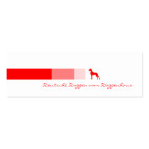Vistenkarten “German Doggen " Business Card Template