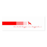 Vistenkarten “German Doggen " Business Card Template