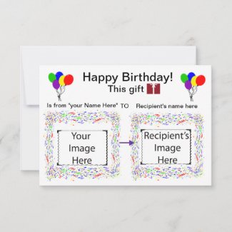 Visual Cues Card : Birthday invitation