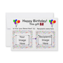 Visual Cues Card : Birthday Custom Announcement