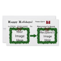 Visual Cues Gift Card Photo Greeting Card