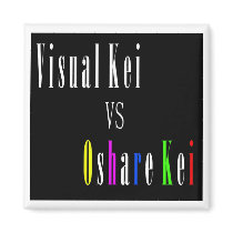 Visual Kei vs Oshare Kei Magnet by NewLight Visual Kei vs Oshare Kei Magnet