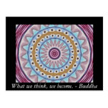 Visual Prayer Design with ZEN Buddhist Quote Post Cards