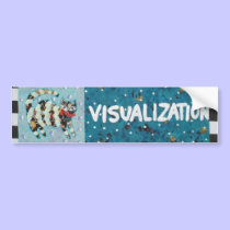 Visualization bumper stickers by theresemay Visualization bumper stickers