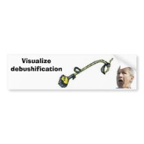 Visualize debushification bumper stickers