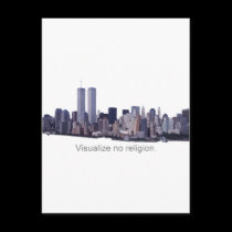 Visualize no Religion postcards
